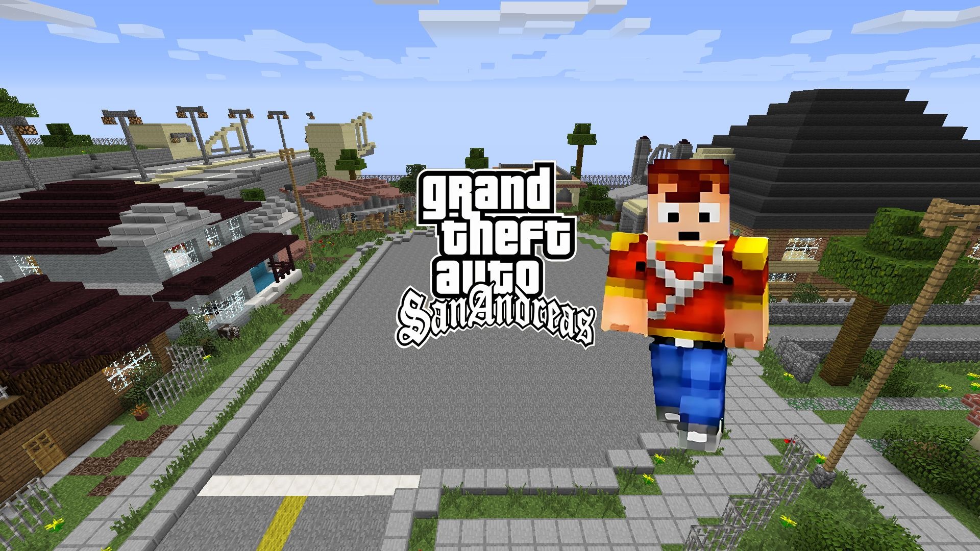 [1.7.10地图]天骐 我的世界gta sa